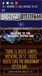Mobile Screenshot of broadwayoysterbar.com
